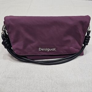 Desigual Magenta Nylon Crossbody Bag